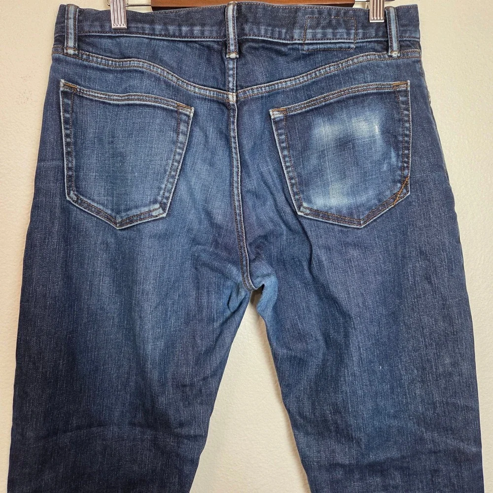 Banana Republic Straight Jeans 33x30 Dark Wash‎ Stretch